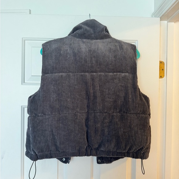 7 For All Mankind Corduroy Puffer Vest - Picture 2 of 3